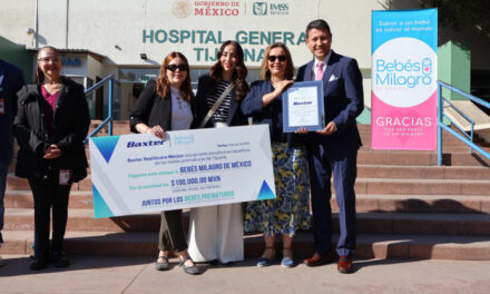 Aportó donativo Baxter para atención médica de bebés prematuros en Hospital General