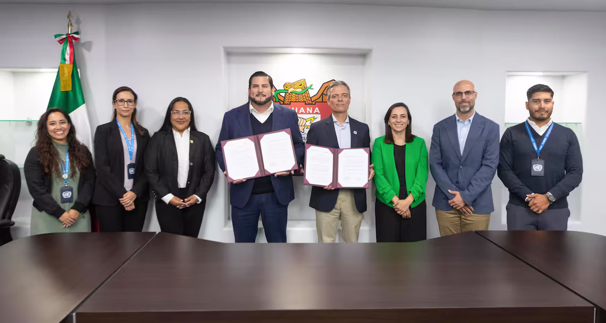 Firman convenio con ACNUR a favor de refugiados en Tijuana