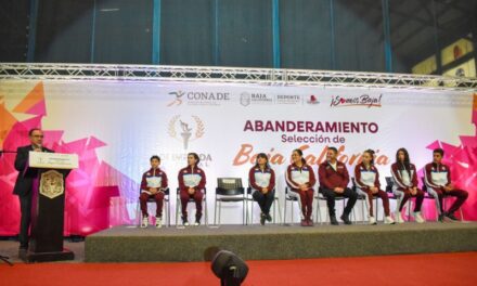 Abanderan a la delegación de BC rumbo a Olimpiada Nacional 2025