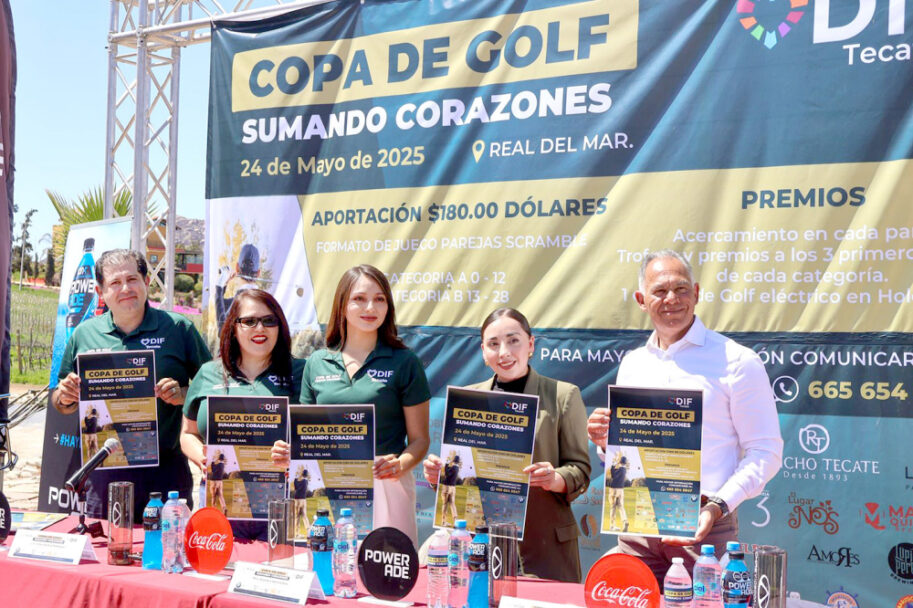 Alistan Copa de Golf “Sumando corazones” a beneficio del DIF Tecate