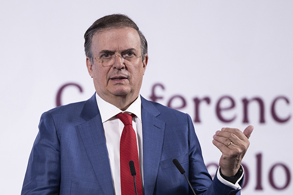 Están por concluir negociaciones por aranceles al acero y aluminio: Ebrard