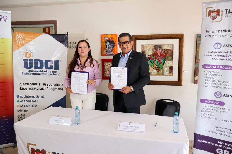Firman convenio UDCI e Inmmujer para prevenir violencia entre comunidad universitaria
