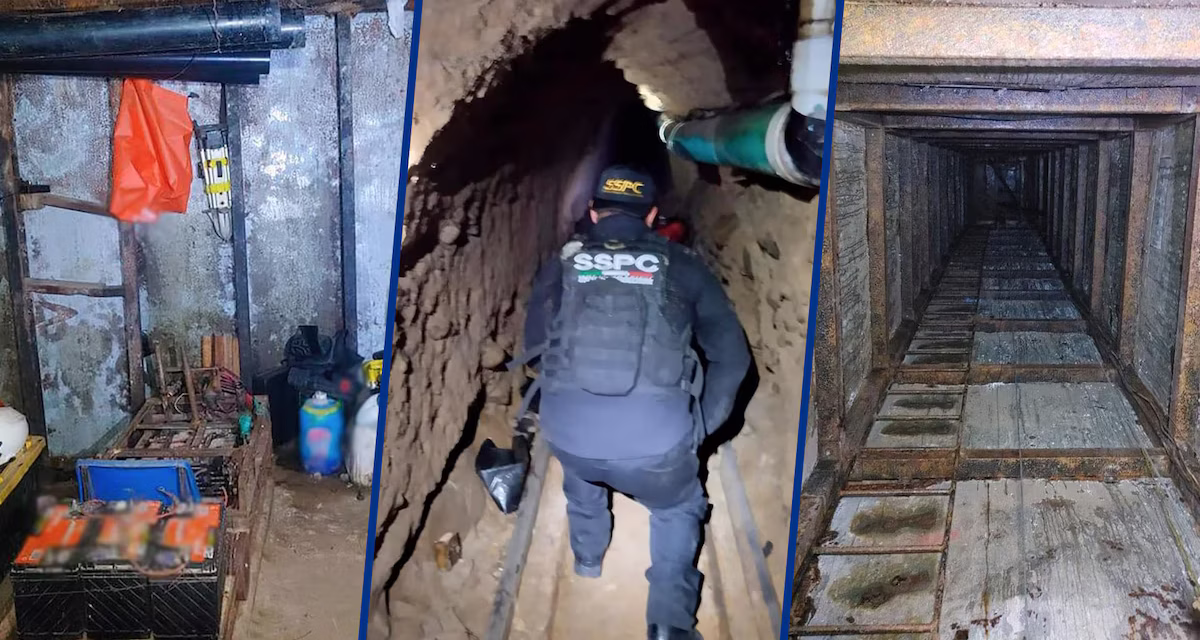 Localizan narcotúnel que conectaba Tijuana con San Diego