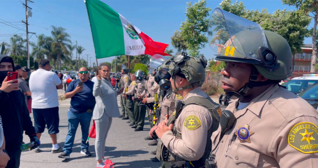 Descartan deportaciones por BC tras protesta en California