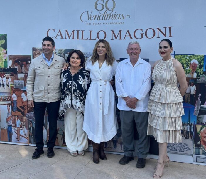 Celebran “60 vendimias” con homenaje a Camillo Magoni en el Valle de Guadalupe