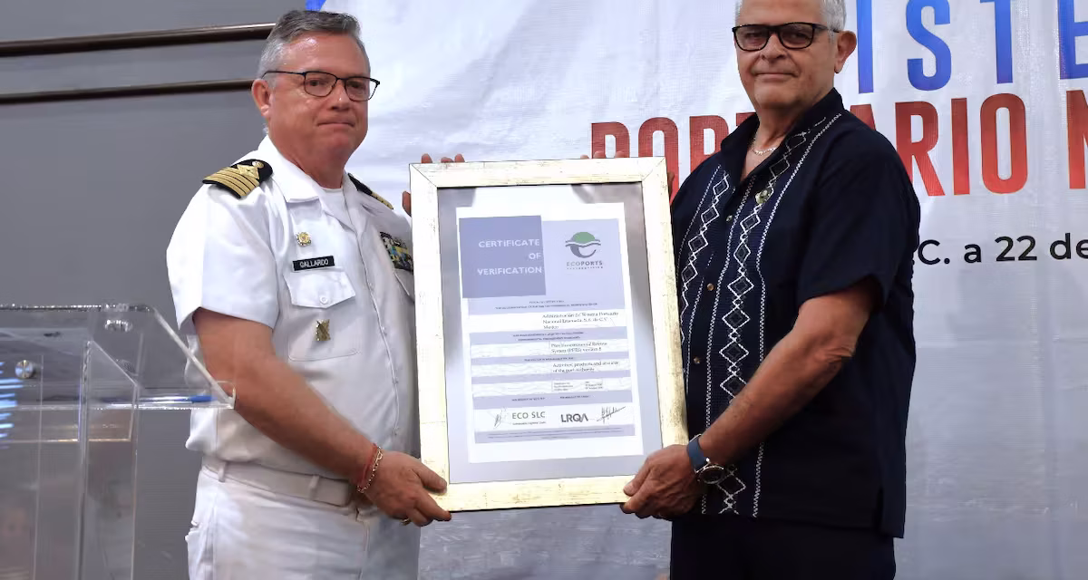 Otorgan a Ensenada Recertificación Puerto Verde