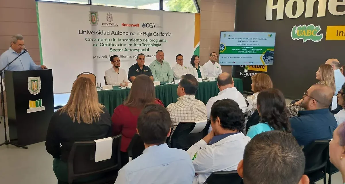 Lanzan certificación en alta tecnología para sector aeroespacial en BC