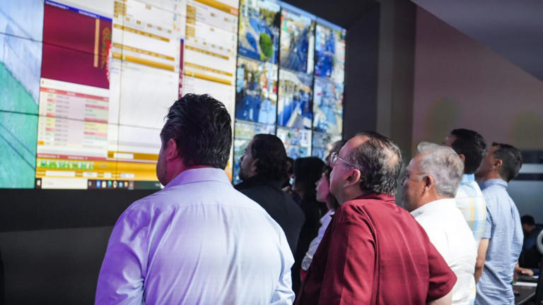 Conoce CANACO operatividad del Centro de Control, Monitoreo y Mando Municipal de la SSPCM