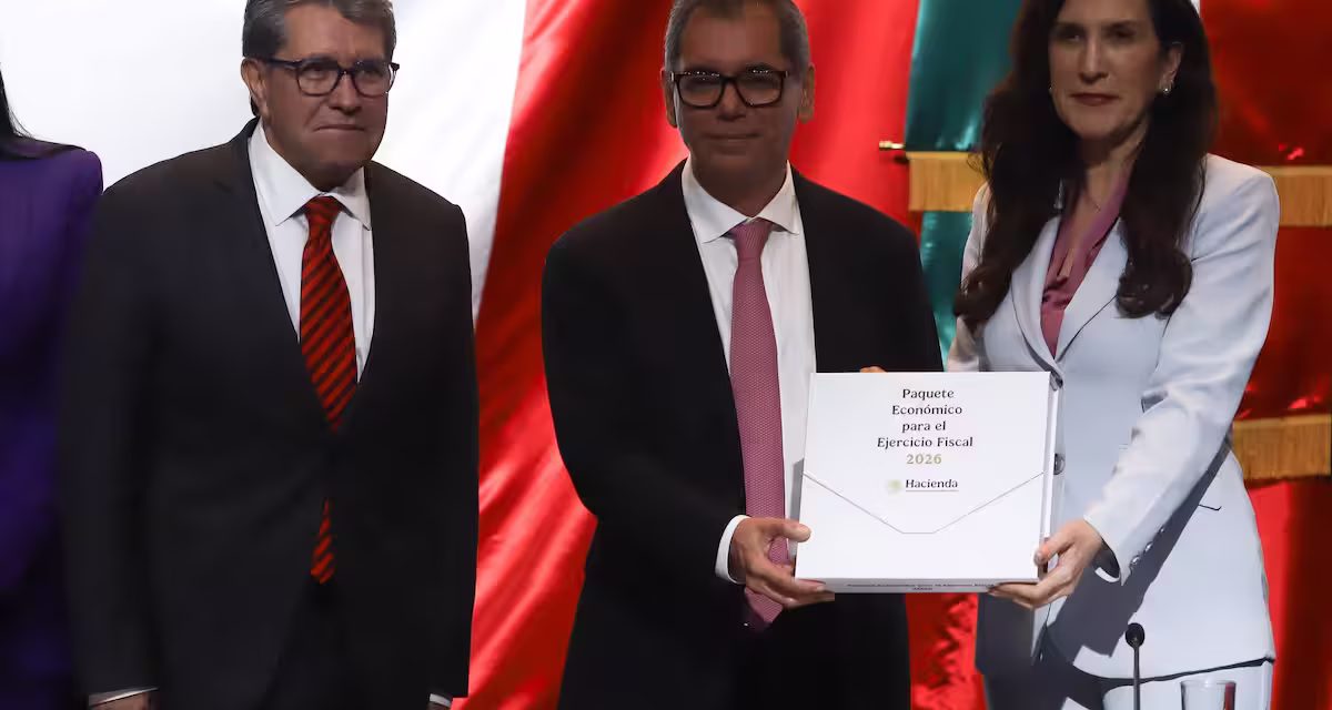 Entrega Hacienda Paquete Económico 2026 al Congreso 