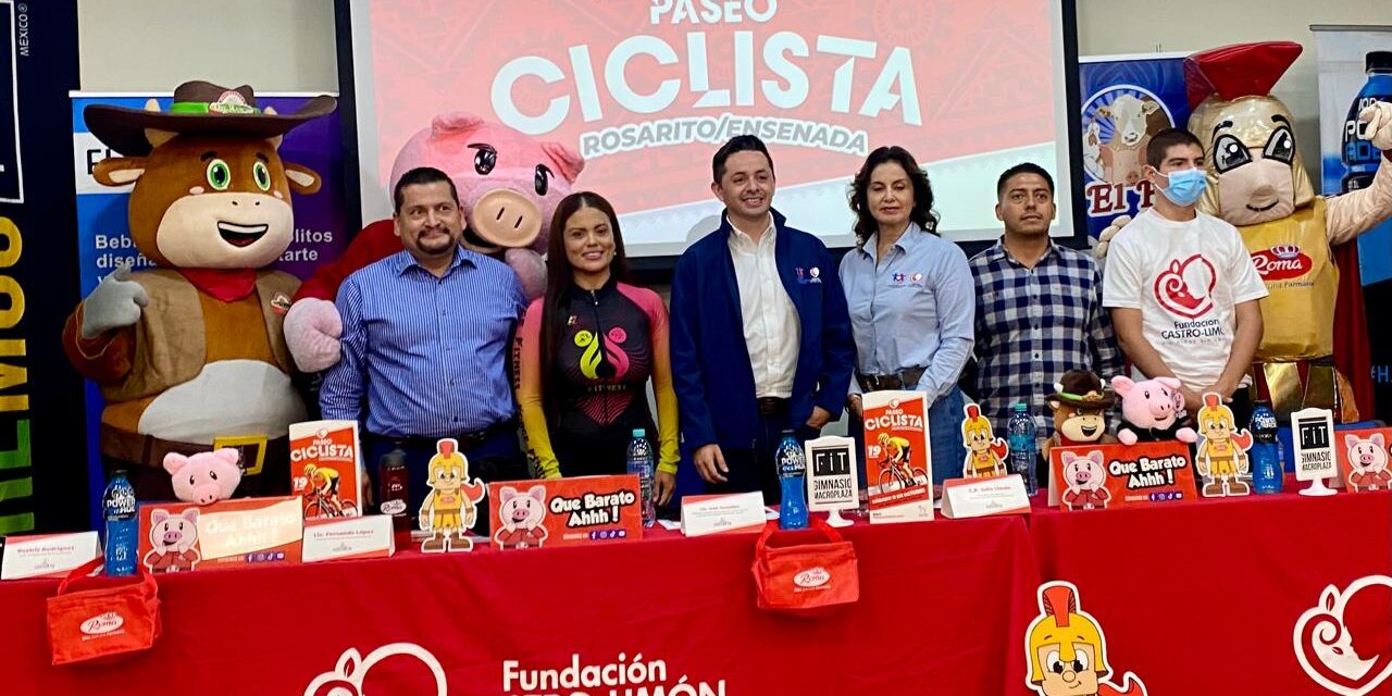 Anuncian “Paseo Ciclista Rosarito Ensenada” a favor de niños con cáncer