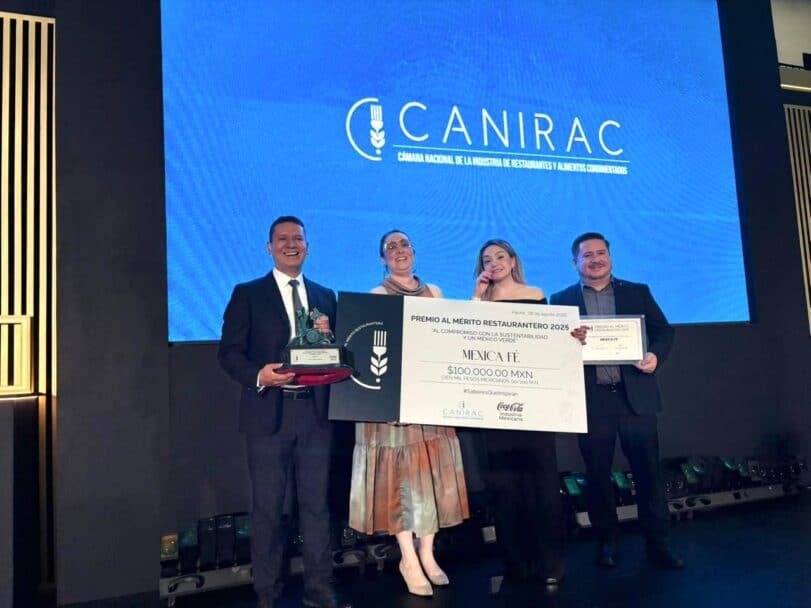 Brilla BC en “Premio al Mérito Restaurantero” de la CANIRAC