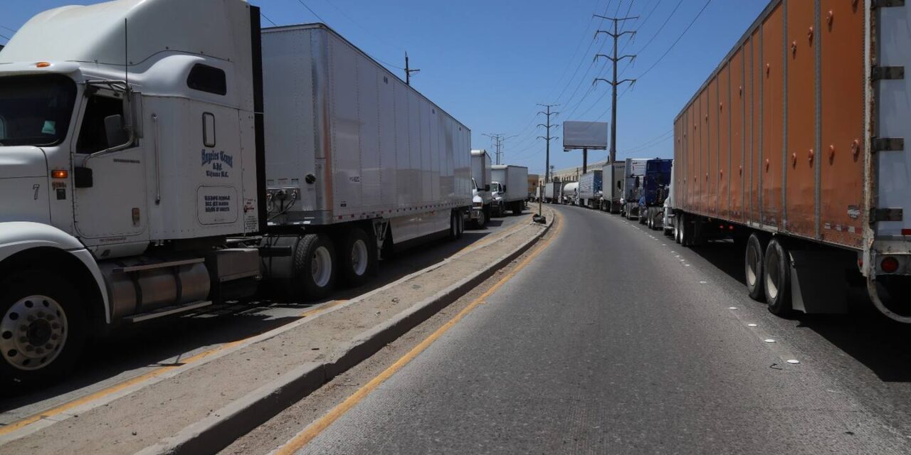 Repunta 15% la operación del transporte de carga entre Tijuana y San Diego: Canacar