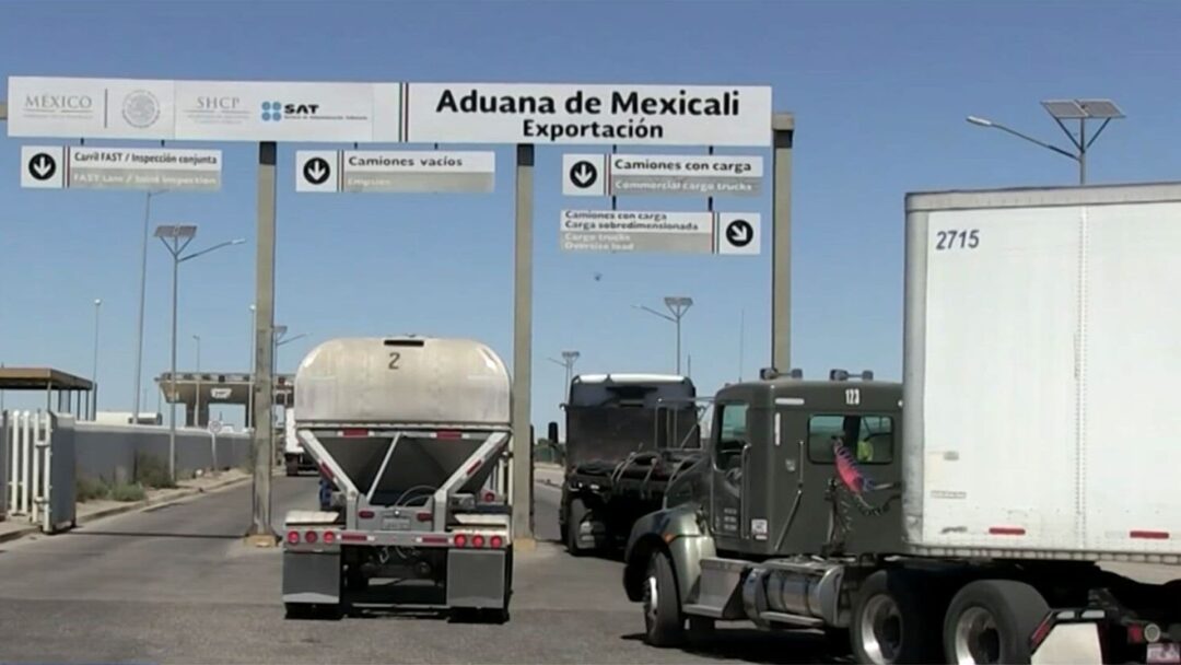 Caen exportaciones en Baja California