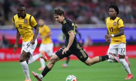 Empata Selección Mexicana 1-1 con Ecuador