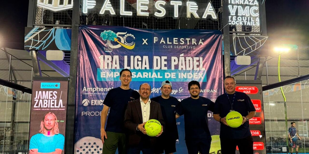 Dio inicio la 1era liga de Padel Empresarial de Index Mexicali