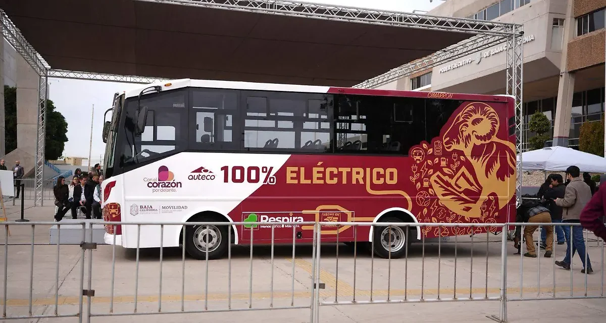 Llega a BC primer camión 100% eléctrico