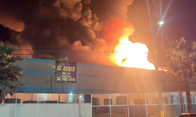 Se incendia almacén en Parque Industrial El Florido; reportan daños en 30% de la empresa