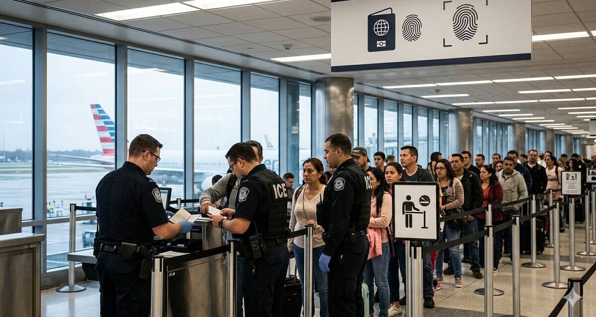 Alertan sobre riesgos migratorios en aeropuertos de EE.UU.