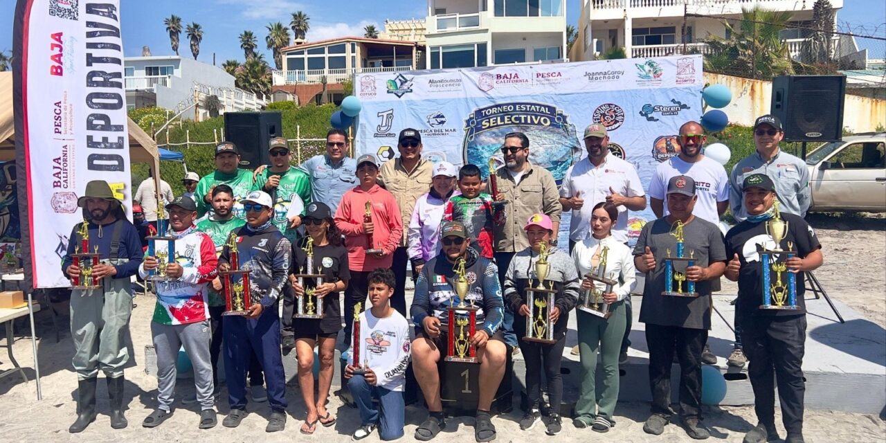 Registró más de 300 participantes el torneo de pesca deportiva en Rosarito