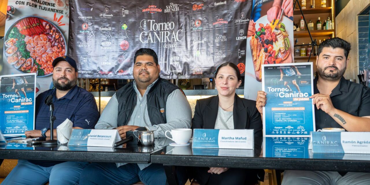 Presenta CANIRAC Tijuana su primer Torneo de Pádel en la ciudad