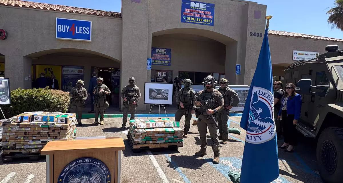 Asegura EU cocaína valuada en 45 mdd tras hallazgo de narcotúnel en Tijuana
