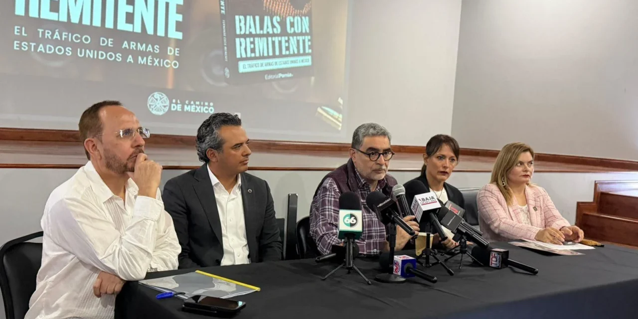 Presentan el libro “Balas con remitente” en instalaciones de Canacintra Tijuana