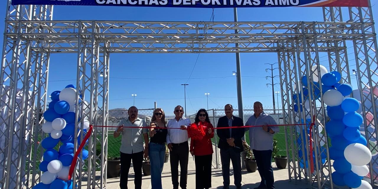 Inaugura AIMO unidad deportiva para comunidad industrial de Otay