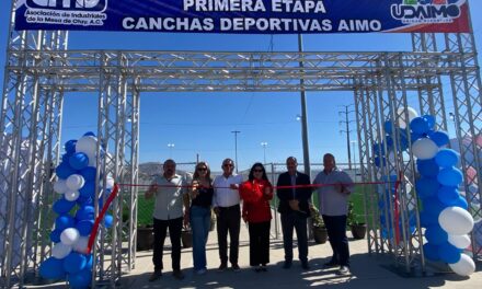 Inaugura AIMO unidad deportiva para comunidad industrial de Otay