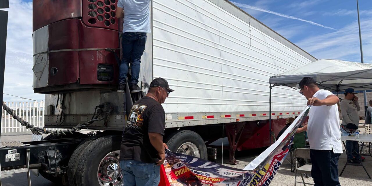 Liberan garita de Mexicali transportistas tras acuerdo de diálogo