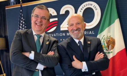 Se reúne Ebrard con Lutnick previo a encuentro del G20