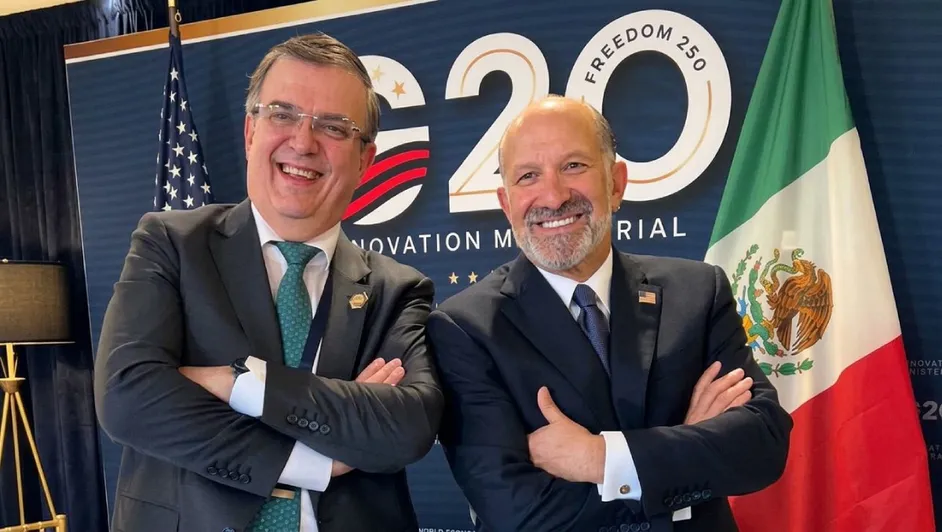 Se reúne Ebrard con Lutnick previo a encuentro del G20