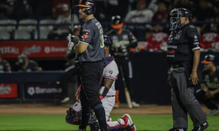 Arrancan Naranjeros con blanqueada sobre Águilas de Mexicali