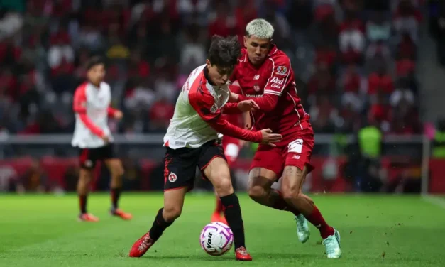 Frena Xolos al Toluca con un empate 2-2